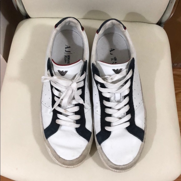 armani jeans shoes sneakers